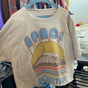 Disney Space Mountain Cropped Shirt